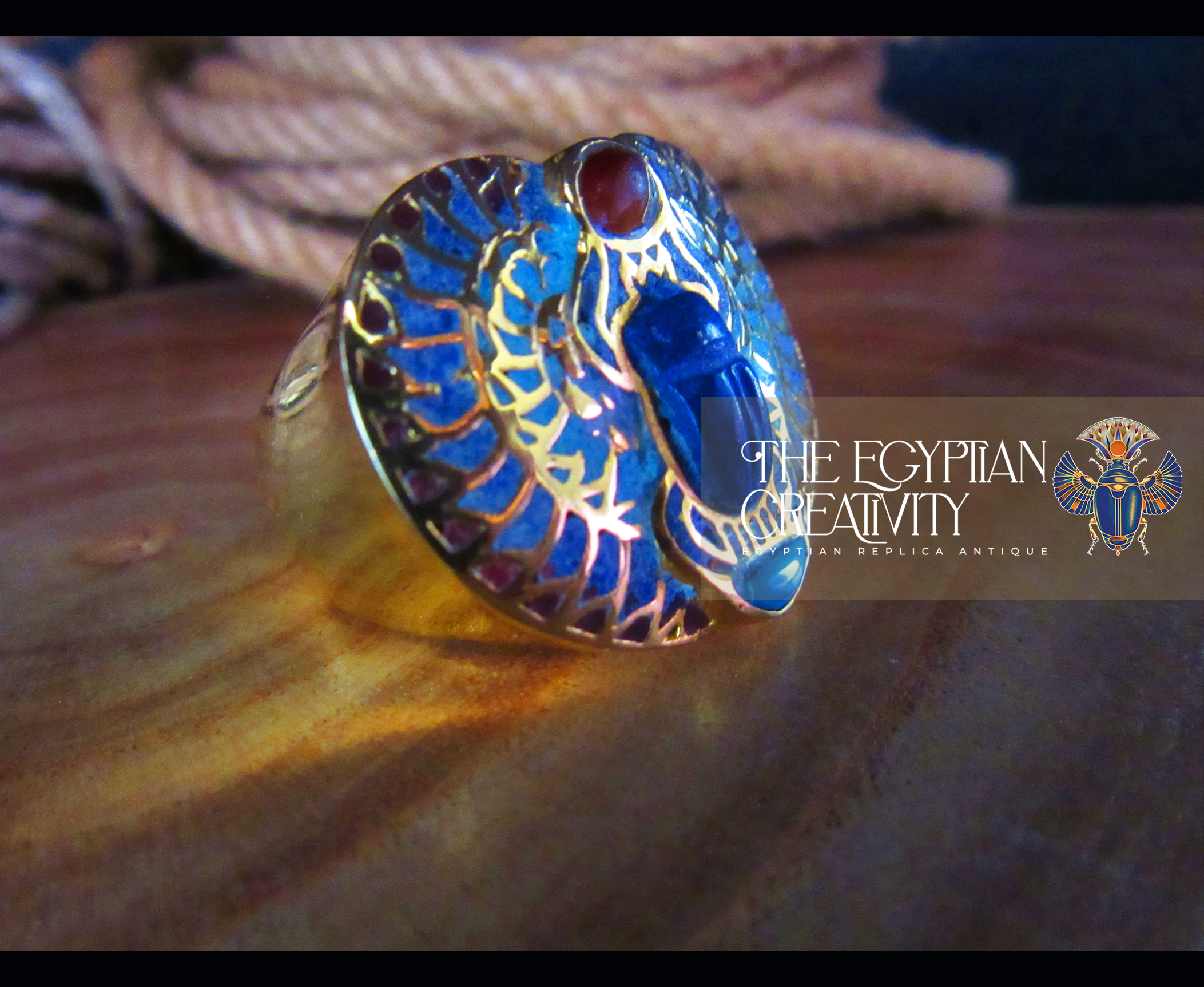 The Ring OF Winged Khepri-Scarb