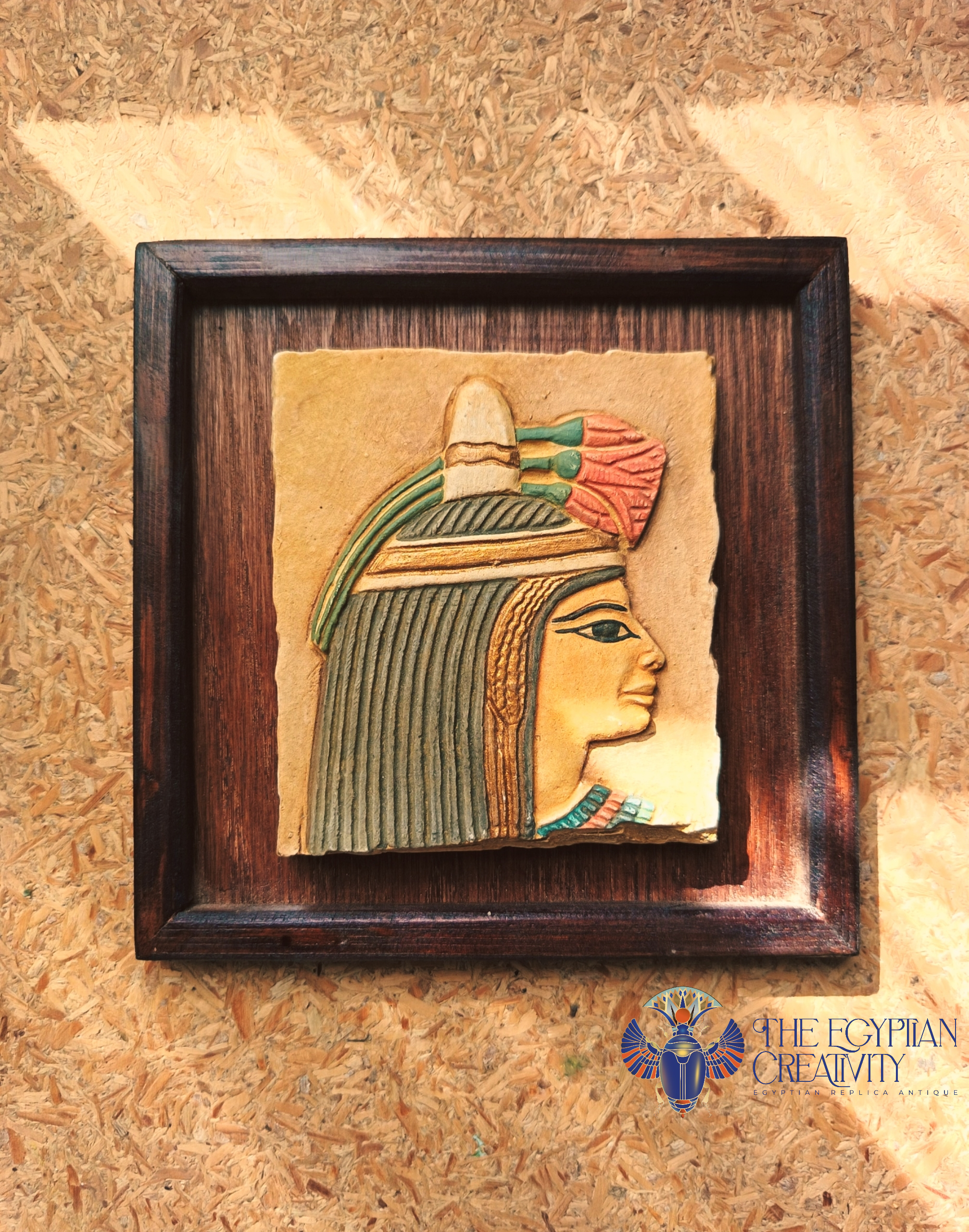 An Ancient Egyptian–inspired art wall