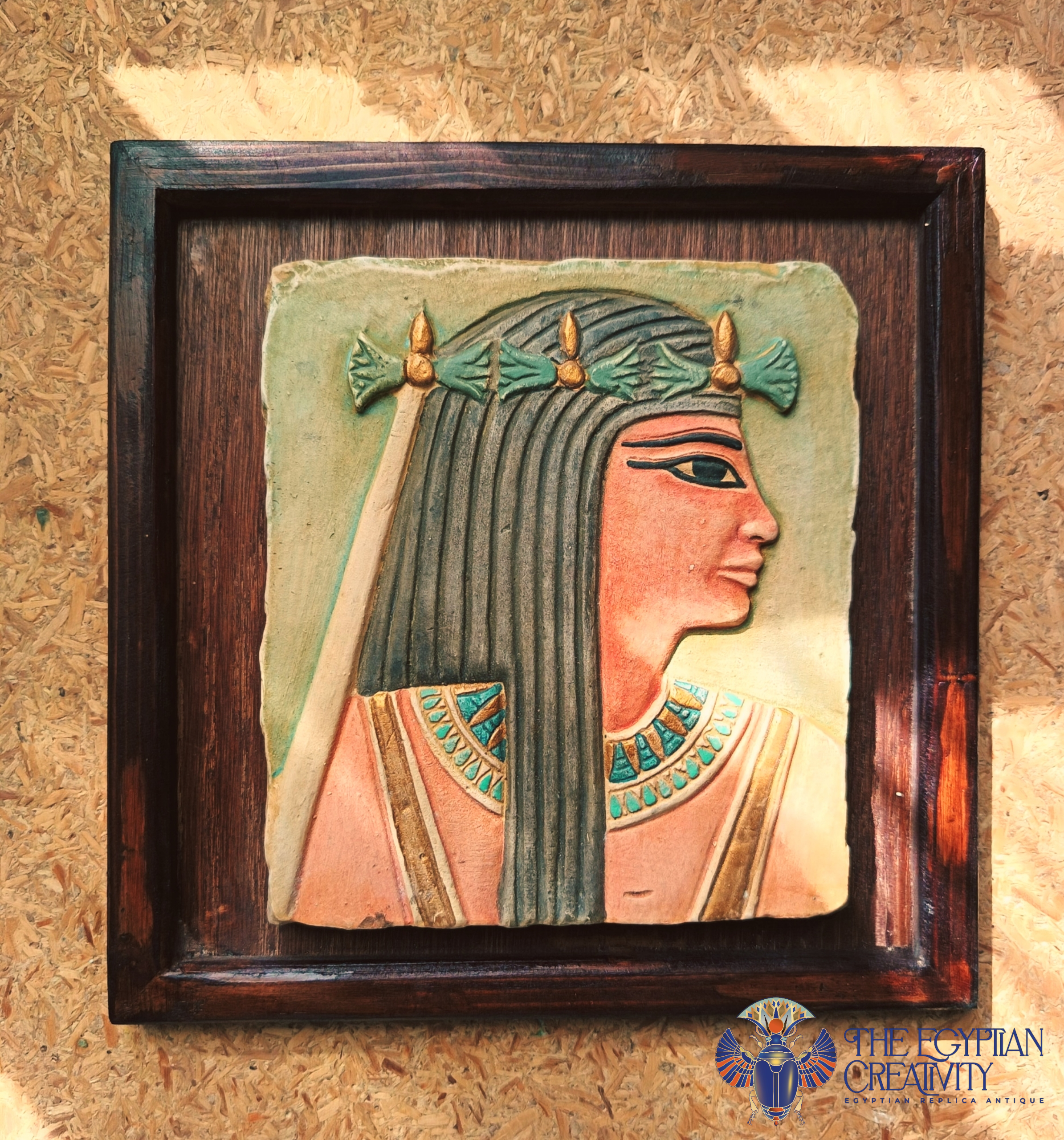 An Ancient Egyptian–inspired art wall